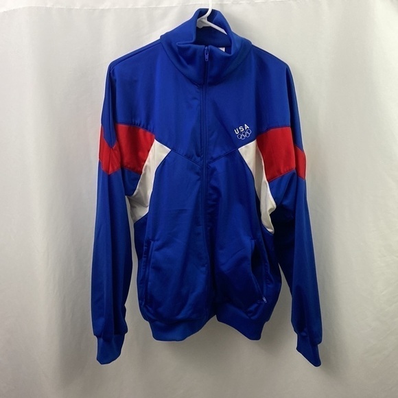 Vintage USA Olympic JC Penny Sz L Track Jacket - Picture 11 of 11